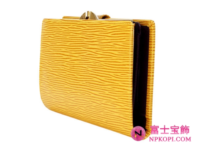 (LOUIS VUITTON)ルイヴィトン 財布コピー エピ がま口長財布 コンチネンタルヴィエノワ イエロー M63259